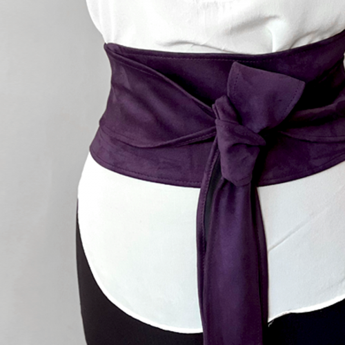 Cinta viola con fiocco